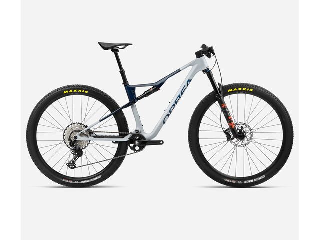 Celoodpružené kolo ORBEA OIZ M30 Halo Silver-Blue Carbon 2024