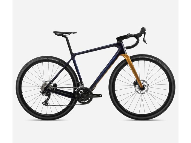Gravel kolo ORBEA TERRA M30TEAM Blue Carbon - Leo Orange 2023