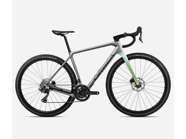 Gravel kolo ORBEA TERRA M30TEAM Stone Silver - Ice Green 2023