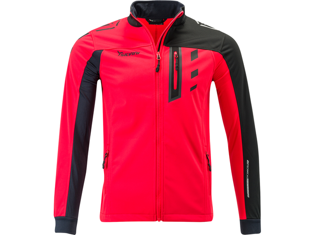 Pánská softshellová bunda SILVINI Casino červeno/černá