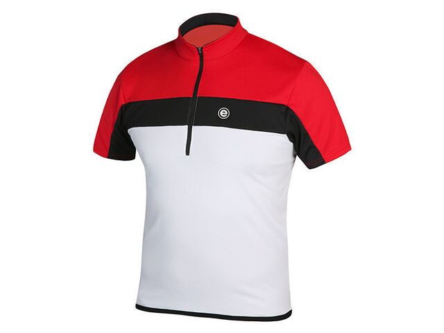 Pánský dres ETAPE FACE, bílá/červená