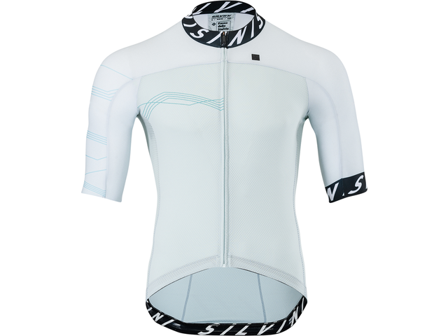 Pánský dres SILVINI Stelvio MD1604 light blue-black