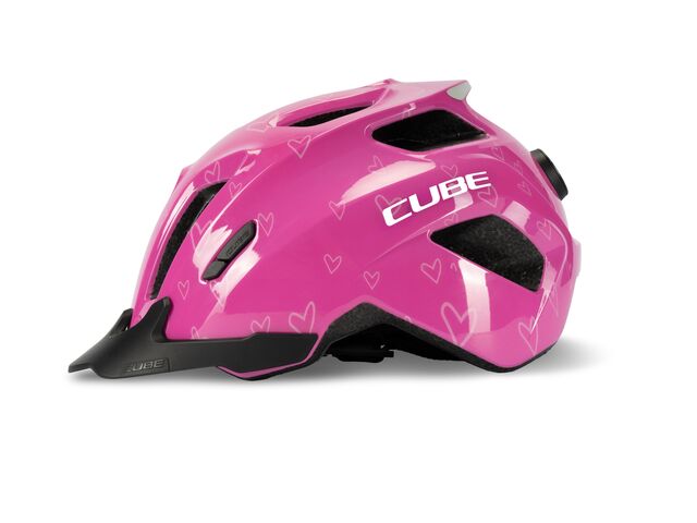 Přilba CUBE FINK růžová