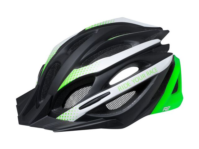 Cyklistická přilba R2 PRO-TEC ATH02L černo/zelená