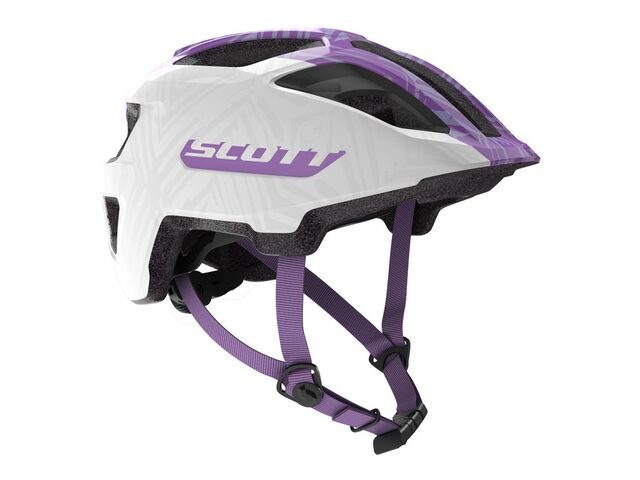 Přilba SCOTT SPUNTO JUNIOR white/purple
