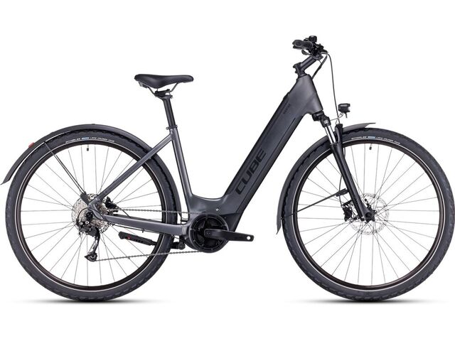 Elektrokolo CUBE NURIDE HYBRID PERFORMANCE Easy Entry 500 Allroad graphite´n´black 2024