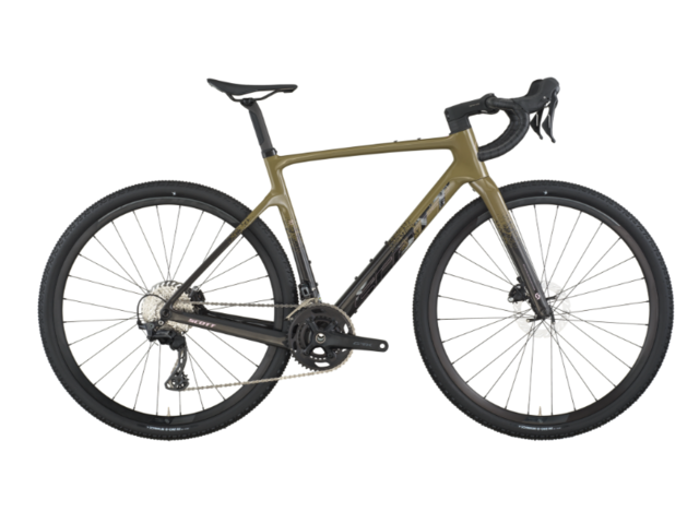 Gravel kolo SCOTT ADDICT GRAVEL 40 kaki green / carbon black 2026