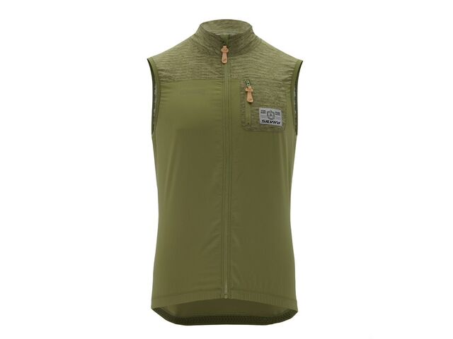 Pánská vesta SILVINI Cairo MJ2217 olive