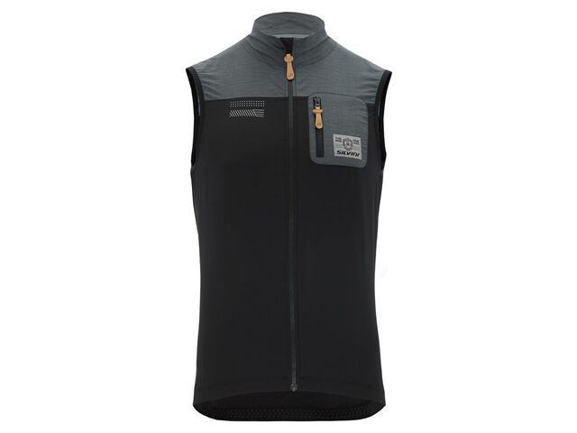 Pánská vesta SILVINI Cairo MJ2217charcoal