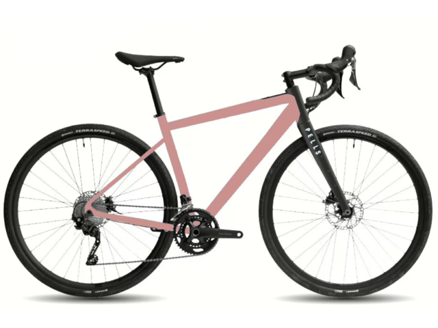 Gravel kolo PELLS Raw 4 Dusty rose