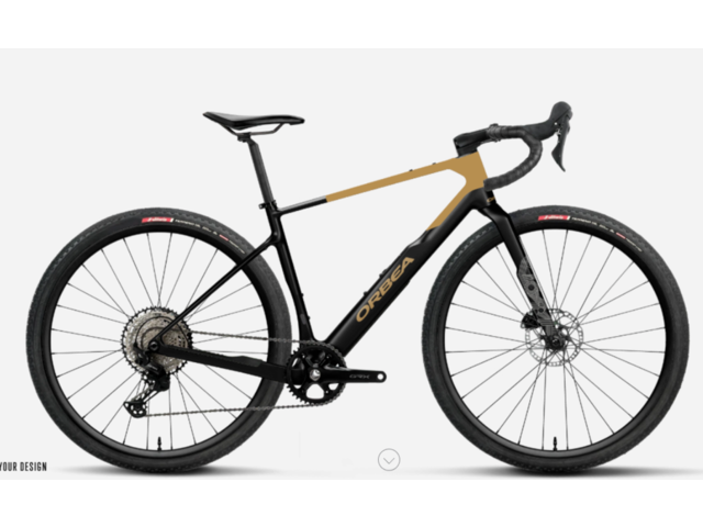 Gravel kolo ORBEA TERRA M30TEAM 1X MyO black / metallic gold send 2026