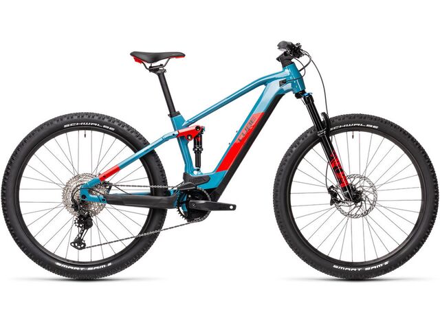 Elektrokolo CUBE STEREO HYBRID 120 RACE 625 29 2021 blue´n´red