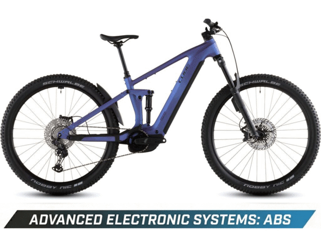 Elektrokolo CUBE STEREO Hybrid ONE44 EXC 800 blueiris´n´black 2026