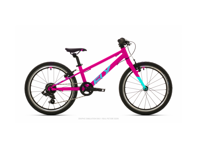 Dětské kolo SUPERIOR F.L.Y.20 2021 GLOSS PURPLE/NEON TURQUOISE