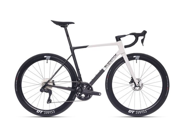 Silniční kolo SUPERIOR RR 9.8 Matte Carbon / White