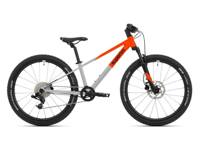 Juniorské kolo SUPERIOR TEAM 24 Gloss Grey/Red