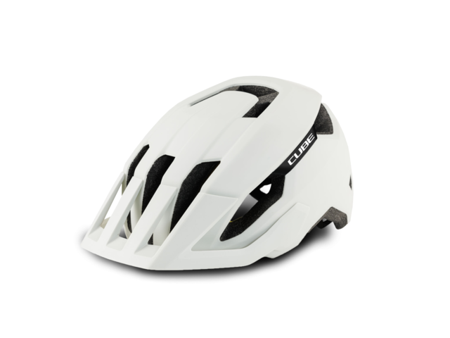 Přilba CUBE STRAY bílá