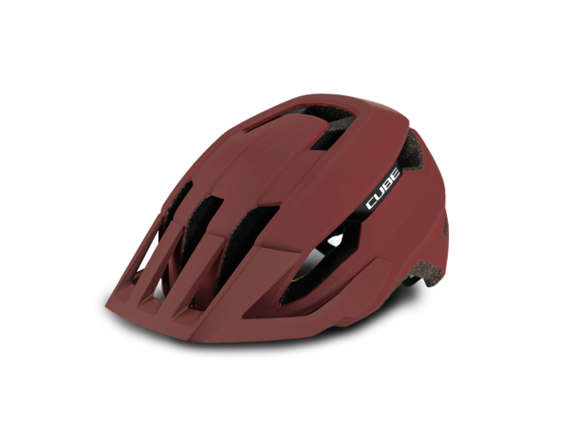 Přilba CUBE STRAY burgundy