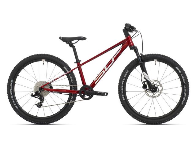 Juniorské kolo SUPERIOR TEAM 24  Gloss Dark Red/Hologram Chrome