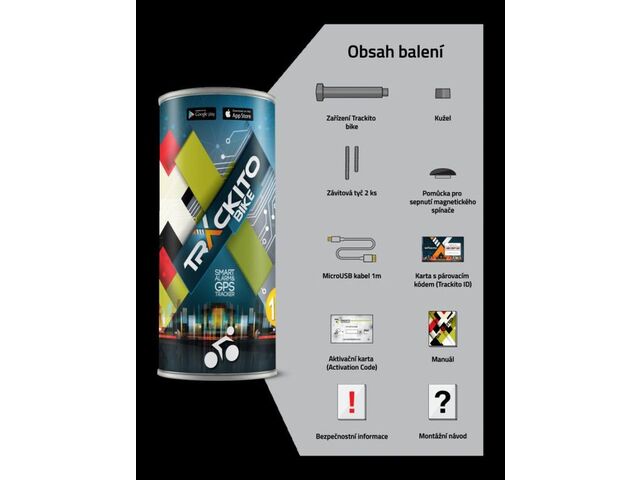 GPS zabezpečení kola Trackito Bike