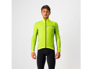 Castelli – pánská větrovka Squadra Stretch, yellow fluo/dark gray