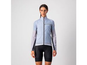 Castelli – dámská větrovka Squadra Stretch, silver gray/dark gray
