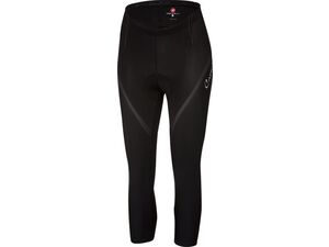 Castelli - dámské kalhoty Magnifica 3/4 s vložkou, black