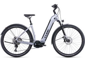 Elektrokolo CUBE NURIDE HYBRID EXC 625 Allroad 2022 polarsilver´n´black Easy Entry