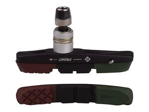 Brzdové špalíky  PRO-T Plus V-brake Cartridge třísměsová Army