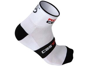 Castelli - ponožky Rosso Corsa 6 cm, bílá