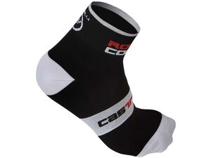 Castelli - ponožky Rosso Corsa 6 cm, černá