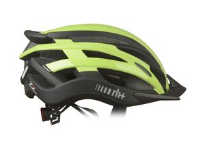 Cyklistická helma RH+ 2in1, shiny acid lime/matt metal black