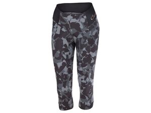 Castelli - dámské kalhoty Bellissima 3/4 s vložkou, black/turbulence