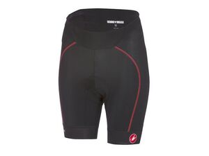 Dámské kalhoty CASTELLI Velocissima W s vložkou, black/raspberry