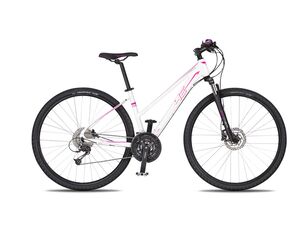 Krosové kolo 4EVER PULSE DISC 2019 bílá/růžová