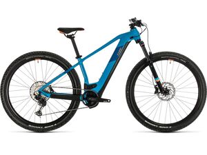 Horské elektrokolo CUBE ACCESS HYBRID EXC 29 500 2020 reefblue´n´apricot