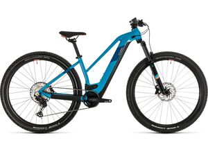 Horské elektrokolo CUBE ACCESS HYBRID EXC 29 625 TRAPEZE 2020 reefblue´n´apricot