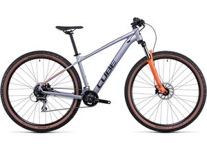 Horské kolo CUBE AIM RACE 27,5 2022 silver´n´orange