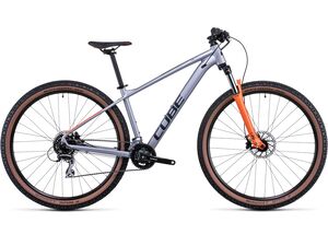 Horské kolo CUBE AIM RACE 2022 silver´n´orange