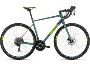 Silniční kolo CUBE ATTAIN SL 2020 bluegrey´n´green