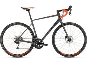 Silniční kolo CUBE ATTAIN SL DISC 2019 grey´n´orange