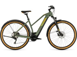 Elektrokolo CUBE CROSS HYBRID PRO ALLROAD 500 TRAPEZE 2020 green´n´orange