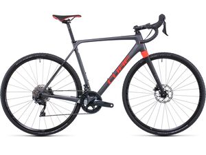 Cyklokrosové kolo CUBE CROSS RACE C:62 PRO 2022 grey´n´red Test model