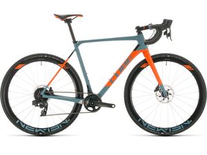 Cyklokrosové kolo CUBE CROSS RACE C:62 SLT 2020 bluegrey´n´orange