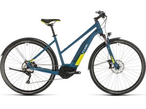 Elektrokolo CUBE NATURE HYBRID EXC ALLROAD 500 TRAPEZE 2020 blue´n´lime