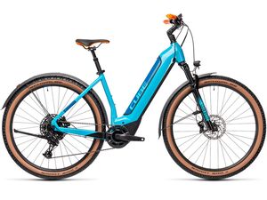 Elektrokolo CUBE NURIDE HYBRID EXC 625 2021 Allroad petrol´n´blue