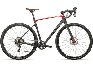 Gravel kolo CUBE NUROAD C:62 PRO 2021 carbon´n´red