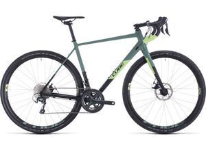 Gravel kolo CUBE NUROAD PRO 2020 black´n´sharpgreen