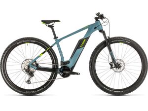 Horské elektrokolo CUBE REACTION HYBRID RACE 27,5 500 2020 blue´n´green