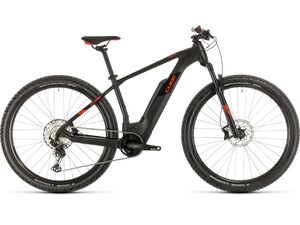 Horské elektrokolo CUBE REACTION HYBRID RACE 29 500 2020 black´n´red